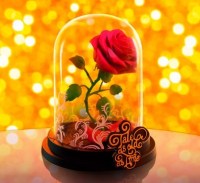 Disney - lampada Rosa lIncantata la Bella e la Bestia - Prodotto Ufficiale